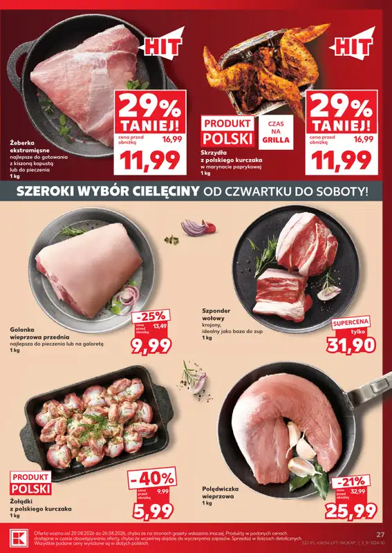 Kaufland - gazetka promocyjna Gazetka Tygodnia od czwartku 20.08 do środy 26.08 - strona 27