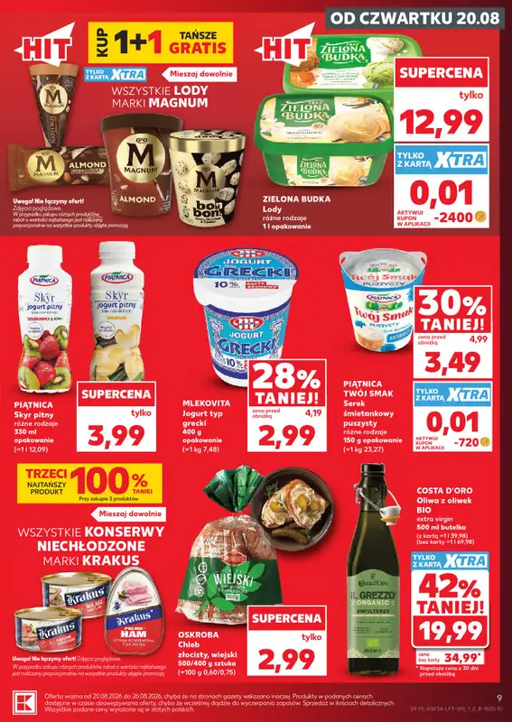 Kaufland - gazetka promocyjna Gazetka Tygodnia od czwartku 20.08 do środy 26.08 - strona 9