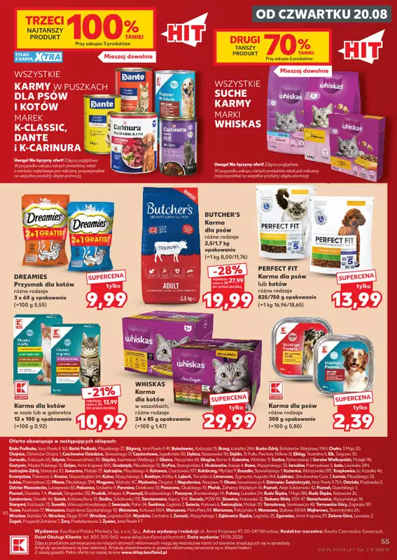 Kaufland - gazetka promocyjna Gazetka Tygodnia od czwartku 20.08 do środy 26.08 - strona 55