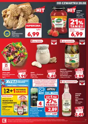 Kaufland - gazetka promocyjna Gazetka Tygodnia od czwartku 20.08 do środy 26.08 - strona 21