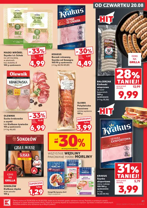 Kaufland - gazetka promocyjna Gazetka Tygodnia od czwartku 20.08 do środy 26.08 - strona 41