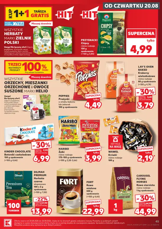 Kaufland - gazetka promocyjna Gazetka Tygodnia od czwartku 20.08 do środy 26.08 - strona 45