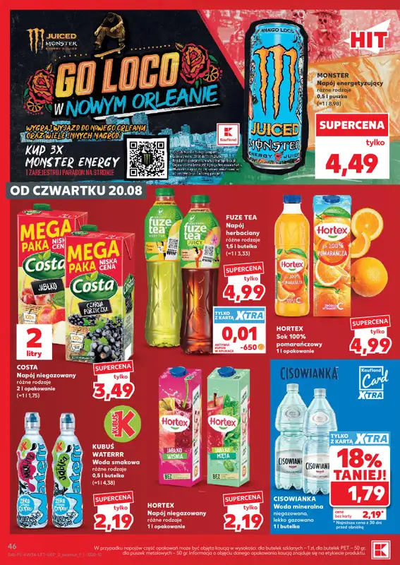 Kaufland - gazetka promocyjna Gazetka Tygodnia od czwartku 20.08 do środy 26.08 - strona 46