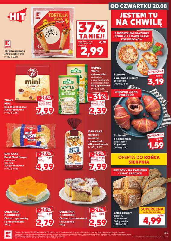 Kaufland - gazetka promocyjna Gazetka Tygodnia od czwartku 20.08 do środy 26.08 - strona 33
