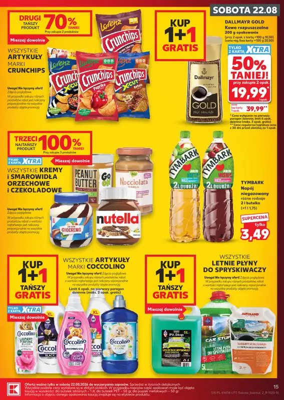 Kaufland - gazetka promocyjna Gazetka Tygodnia od czwartku 20.08 do środy 26.08 - strona 15