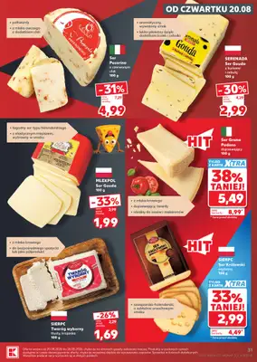 Kaufland - gazetka promocyjna Gazetka Tygodnia od czwartku 20.08 do środy 26.08 - strona 31