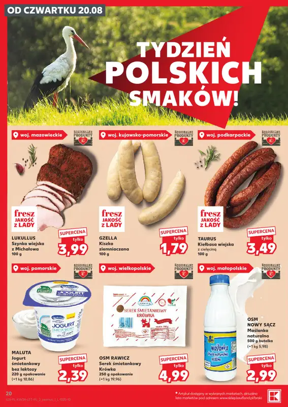 Kaufland - gazetka promocyjna Gazetka Tygodnia od czwartku 20.08 do środy 26.08 - strona 20
