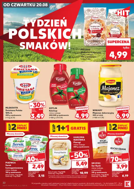 Kaufland - gazetka promocyjna Gazetka Tygodnia od czwartku 20.08 do środy 26.08 - strona 22