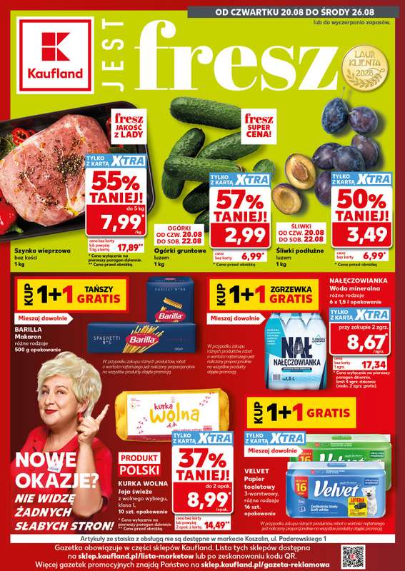 Kaufland - gazetka promocyjna Gazetka Tygodnia od czwartku 20.08 do środy 26.08