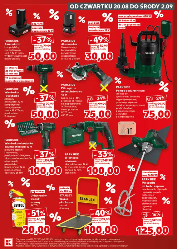 Kaufland - gazetka promocyjna Oferta Kaufland - Non Food od czwartku 20.08 do środy 26.08 - strona 9