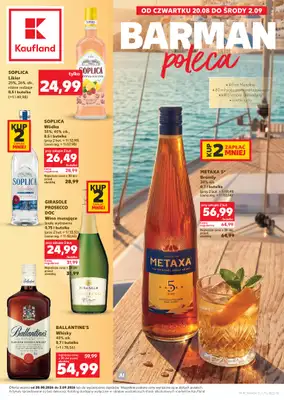 Kaufland - gazetka promocyjna Barek Kauflandu  do środy 02.09