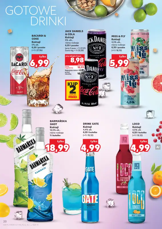 Kaufland - gazetka promocyjna Barek Kauflandu  do środy 02.09 - strona 20