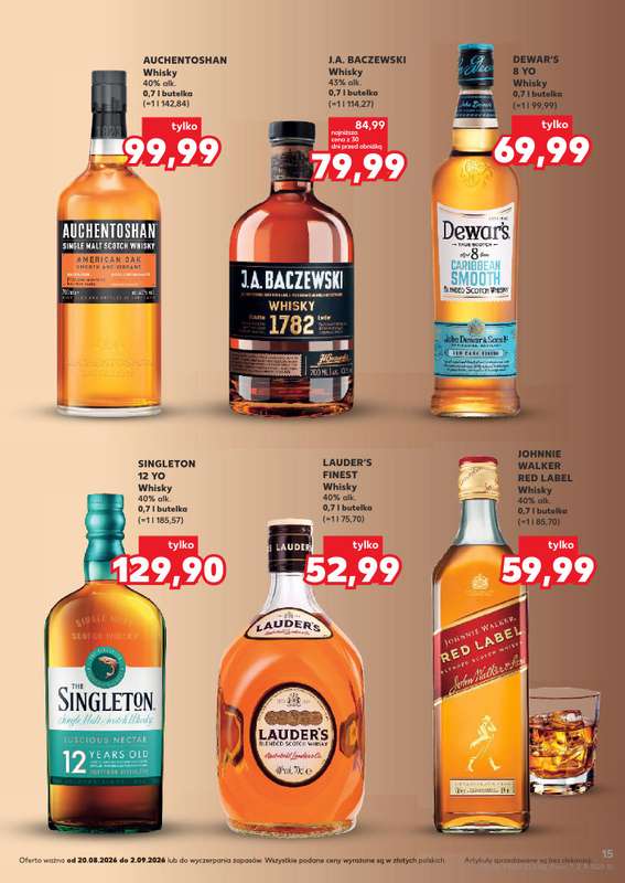 Kaufland - gazetka promocyjna Barek Kauflandu  do środy 02.09 - strona 15
