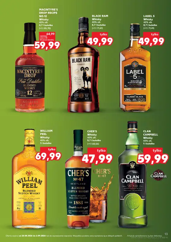 Kaufland - gazetka promocyjna Barek Kauflandu  do środy 02.09 - strona 13