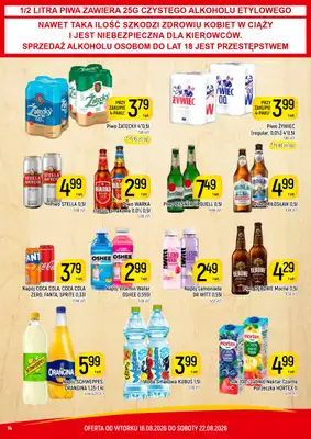 Delikatesy Piotruś Pan - gazetka promocyjna Gazetka od wtorku 18.08 do soboty 22.08 - strona 14