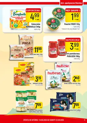 Delikatesy Piotruś Pan - gazetka promocyjna Gazetka od wtorku 18.08 do soboty 22.08 - strona 9