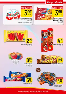 Delikatesy Piotruś Pan - gazetka promocyjna Gazetka od wtorku 18.08 do soboty 22.08 - strona 13