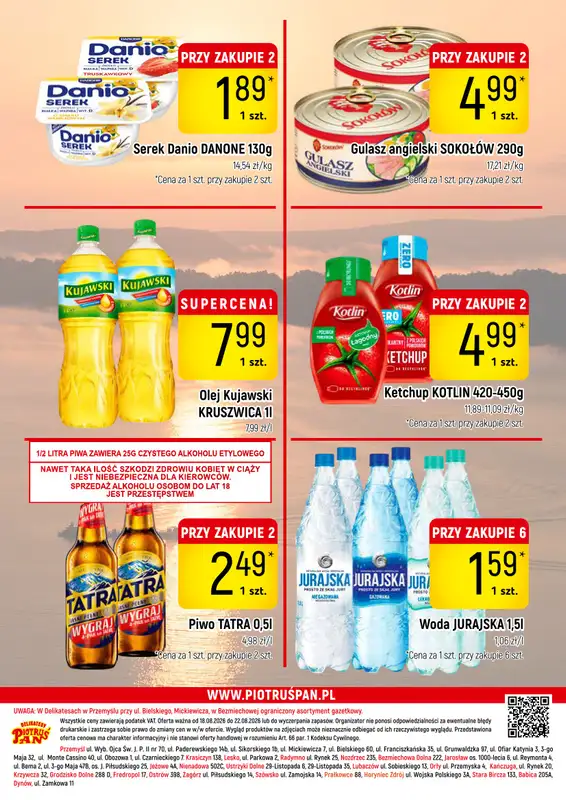 Delikatesy Piotruś Pan - gazetka promocyjna Gazetka od wtorku 18.08 do soboty 22.08 - strona 16