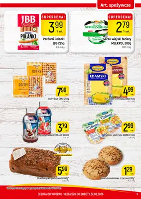 Delikatesy Piotruś Pan - gazetka promocyjna Gazetka od wtorku 18.08 do soboty 22.08 - strona 5