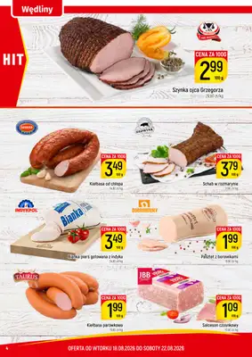 Delikatesy Piotruś Pan - gazetka promocyjna Gazetka od wtorku 18.08 do soboty 22.08 - strona 4