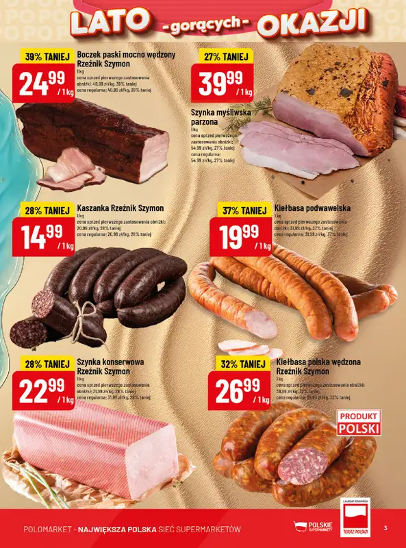 POLOmarket - gazetka promocyjna Lato gorących okazji od środy 19.08 do wtorku 25.08 - strona 3