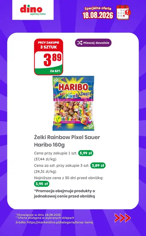 Dino - gazetka promocyjna Specjalna oferta na 18.08.2026 - promocje spoza gazetki od wtorku 18.08 do wtorku 18.08 - strona 11