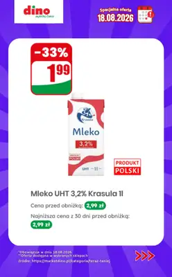 Dino - gazetka promocyjna Specjalna oferta na 18.08.2026 - promocje spoza gazetki od wtorku 18.08 do wtorku 18.08 - strona 2