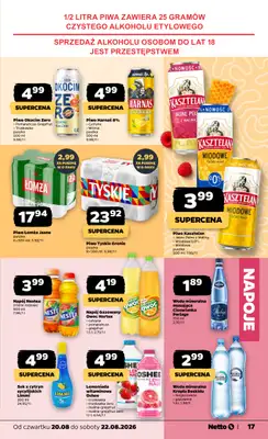 Netto - gazetka promocyjna Gazetka Spożywcza od czwartku 20.08 do soboty 22.08 - strona 17