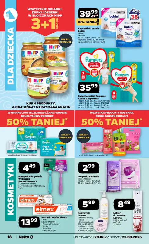 Netto - gazetka promocyjna Gazetka Spożywcza od czwartku 20.08 do soboty 22.08 - strona 18