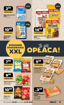 Netto - gazetka promocyjna Gazetka Spożywcza od czwartku 20.08 do soboty 22.08 - strona 13