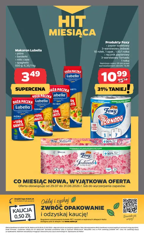 Netto - gazetka promocyjna Gazetka Spożywcza od czwartku 20.08 do soboty 22.08 - strona 20