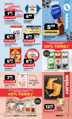 Netto - gazetka promocyjna Gazetka Spożywcza od czwartku 20.08 do soboty 22.08 - strona 7