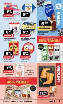 Netto - gazetka promocyjna Gazetka Spożywcza od czwartku 20.08 do soboty 22.08 - strona 7