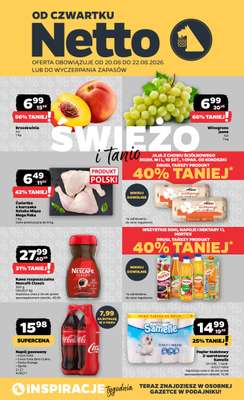 Netto - gazetka promocyjna Gazetka Spożywcza od czwartku 20.08 do soboty 22.08