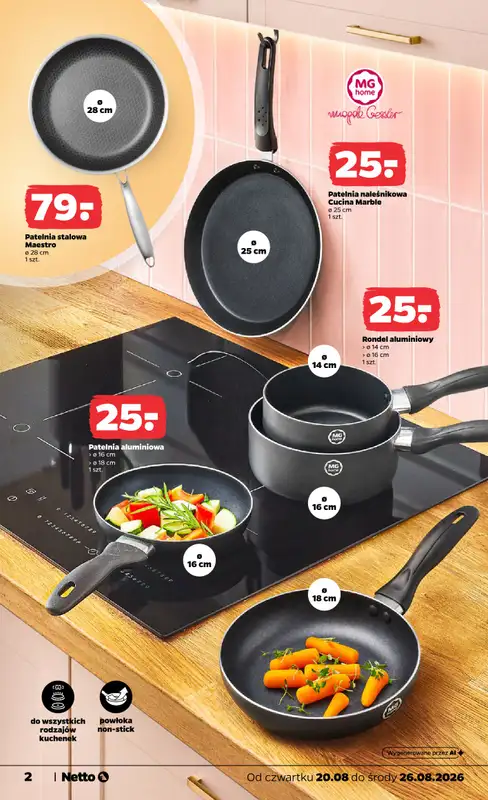 Netto - gazetka promocyjna Inspiracje tygodnia Gotowanie  do środy 26.08 - strona 2