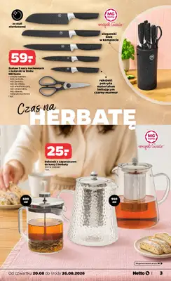Netto - gazetka promocyjna Inspiracje tygodnia Gotowanie  do środy 26.08 - strona 3