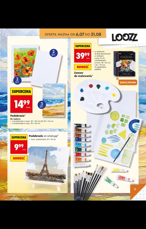 Biedronka - gazetka promocyjna Do Mojej szkoły idę od poniedziałku 06.07 do poniedziałku 31.08 - strona 13