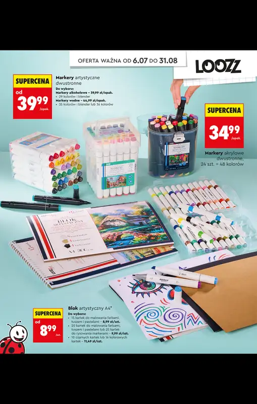 Biedronka - gazetka promocyjna Do Mojej szkoły idę od poniedziałku 06.07 do poniedziałku 31.08 - strona 14