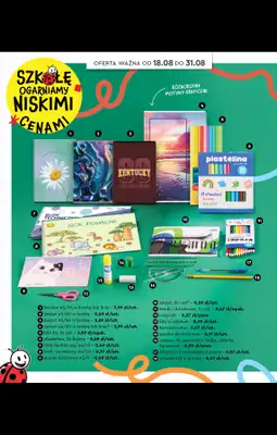 Biedronka - gazetka promocyjna Do Mojej szkoły idę od poniedziałku 06.07 do poniedziałku 31.08 - strona 4