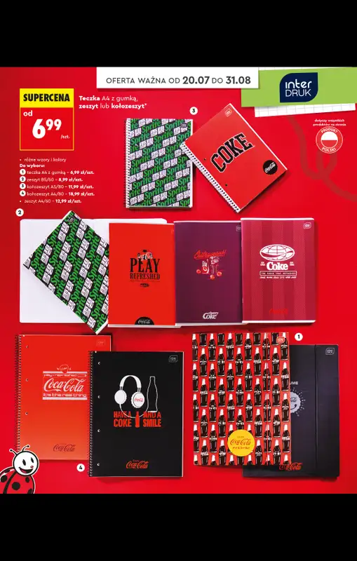 Biedronka - gazetka promocyjna Do Mojej szkoły idę od poniedziałku 20.07 do poniedziałku 31.08 - strona 58