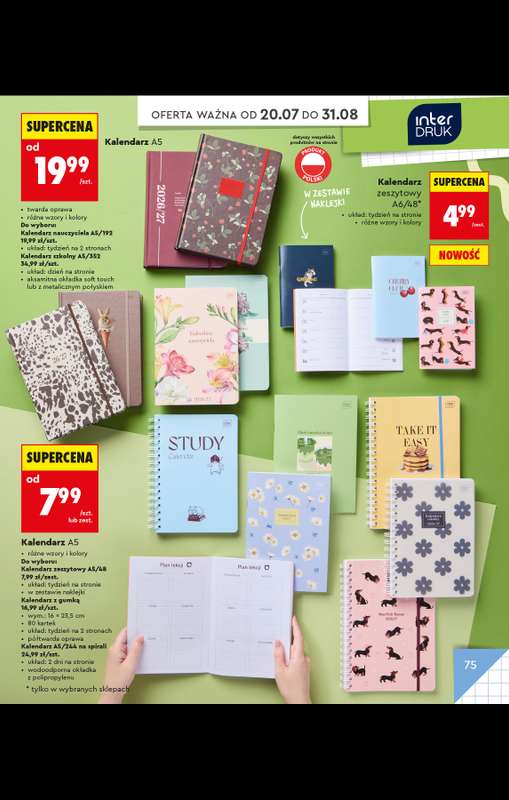 Biedronka - gazetka promocyjna Do Mojej szkoły idę od poniedziałku 20.07 do poniedziałku 31.08 - strona 79