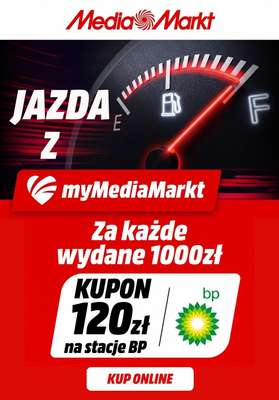 Media Markt - gazetka promocyjna Zgarnij kupon 120 zł na BP za wydane 1000 zł od wtorku 18.08 do środy 26.08