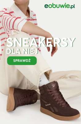 eobuwie.pl - gazetka promocyjna Sneakersy dla niej od wtorku 18.08 do wtorku 25.08