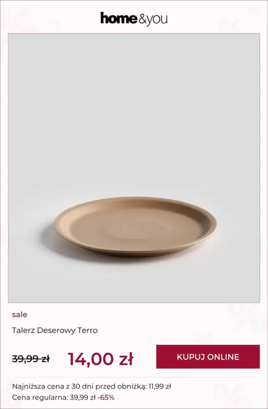 home&you - gazetka promocyjna SALE do 29,99 zł od wtorku 18.08 do wtorku 25.08 - strona 7