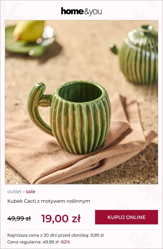 home&you - gazetka promocyjna SALE do 29,99 zł od wtorku 18.08 do wtorku 25.08 - strona 4