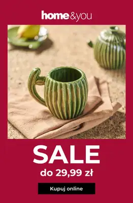 home&you - gazetka promocyjna SALE do 29,99 zł od wtorku 18.08 do wtorku 25.08