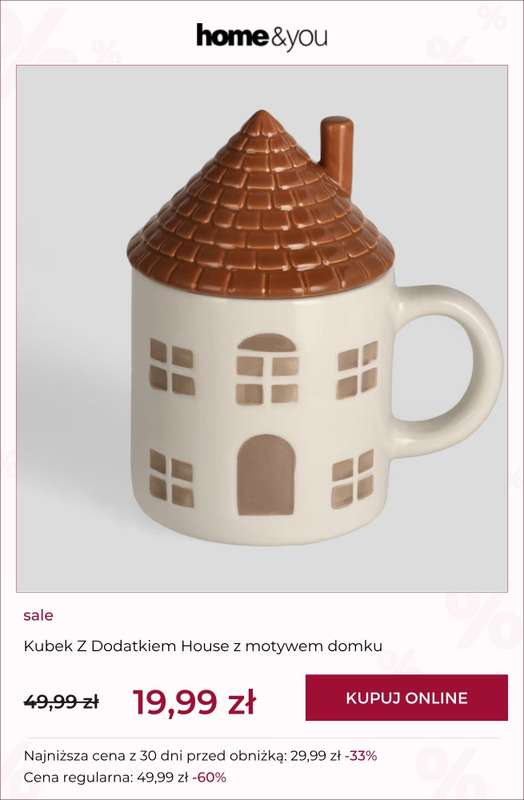 home&you - gazetka promocyjna SALE do 29,99 zł od wtorku 18.08 do wtorku 25.08 - strona 3