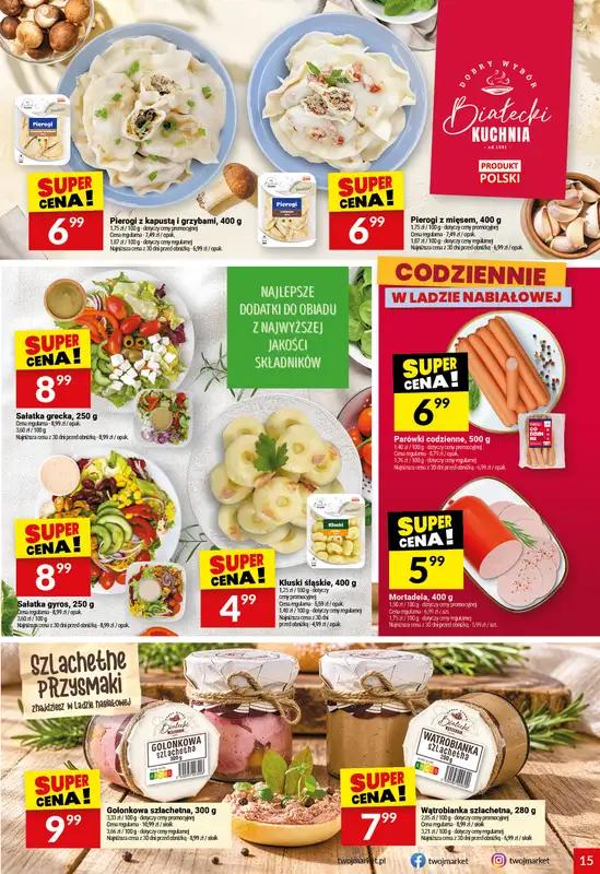 Twój Market - gazetka promocyjna Gazetka od środy 19.08 do wtorku 25.08 - strona 15