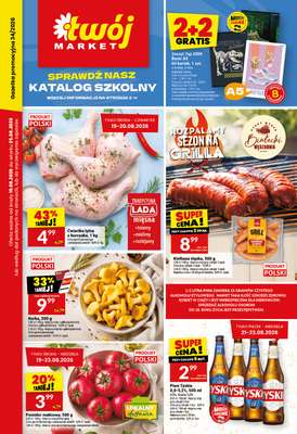 Twój Market - gazetka promocyjna Gazetka od środy 19.08 do wtorku 25.08