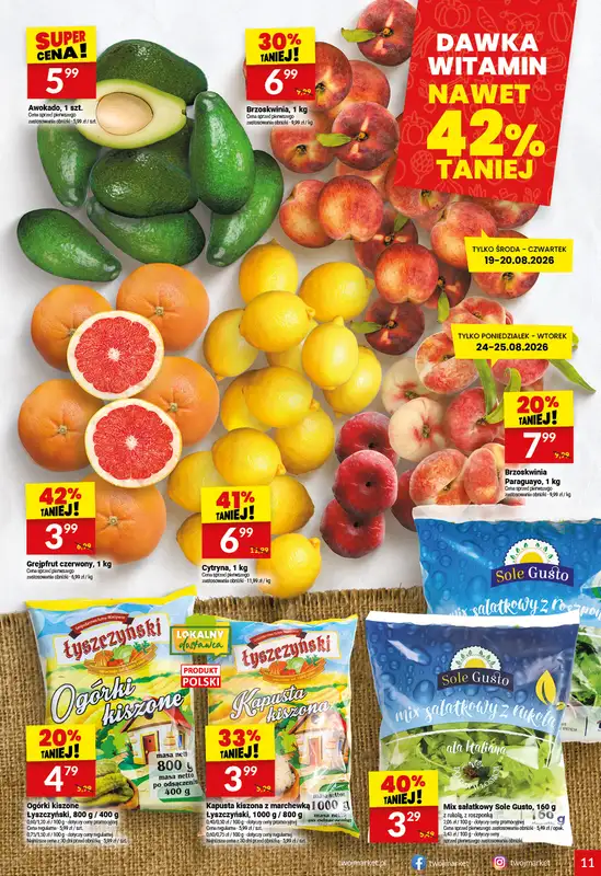 Twój Market - gazetka promocyjna Gazetka od środy 19.08 do wtorku 25.08 - strona 11